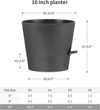 FaithLand 2-Pack 10 Inch Planter Pots - Image 2