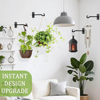 Qiang Ni Bird Feeder Hanger: 8-Inch Wall-Mounted Plant Bracket Outdoor - Image 4