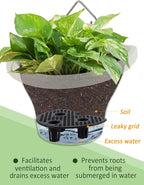 MADHOLLY 6Pcs Vertical Hanging Planters - Image 4