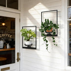 Wall Plant Holder Window Plant Shelves Set of 2, Wall Planters - Image 2
