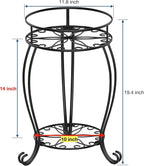FaithLand 2 Pack Plant Stands, Heavy Duty Metal Planter Holder Indoor Outdoor - Image 7