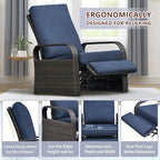 Art to Real Outdoor Wicker Recliner Chair - Image 6