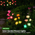 Solar Garden Lights, 6 Pack Upgraded Garden Decor LED Lights - Image 7
