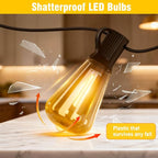 100FT Solar String Lights Outdoor Waterproof - Image 5