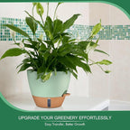 montresor 2 Pack 10 inch Plant Pots, PP Plastic Self Watering Planter - Image 3
