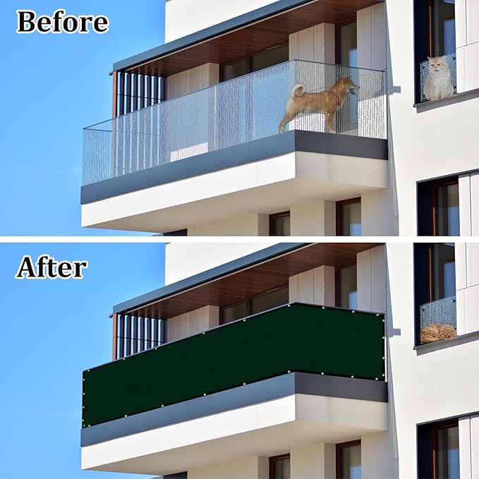UPGRADE Privacy Screen 3' x 16' Fence Commercial Shade Cover - Image 3