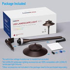 LEONLITE 5CCT Low Voltage Pathway Lights, 12-24V LED Landscape Path Light - Image 9