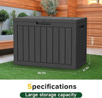 ROJIK Outdoor Storage Housing Deck Box - Image 3