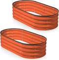 Plant & Plot Galvanized Raised Garden Beds Outdoor // 4×2×1 ft Planter Raised by PlantPlot