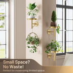 YUOROS 3 Pack Wall Plant Holder Stand Wall Planters - Image 2