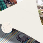 LOVE STORY Right Triangle 7'x14'x15.7' Waterproof Sun Shade Sail Canopy UV Block by LOVESTORY