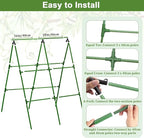 Galvanized Raised Bed with Cucumber Trellis, Garden Arch Trellis Outdoor - Image 5