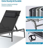 Foldable Chaise Lounge Chair - Image 6