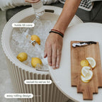 Veradek Outdoor Cooler Side Table - 2 in 1 - Designed - Image 6