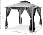 COBIZI Gazebo 10x10 Heavy Duty Gazebos - Image 3