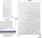 Outdoor Privacy Screen, Freestanding Privacy Fence Panels - Image 2