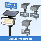 Fabrito Large Solar Spot Lights Outdoor 4 Pack, 1000 Lumens High Brightness - Image 2