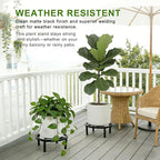 Metal Plant Stand Indoor Outdoor, Heavy Duty Plant Riser, Sturdy Flower Pot - Image 5