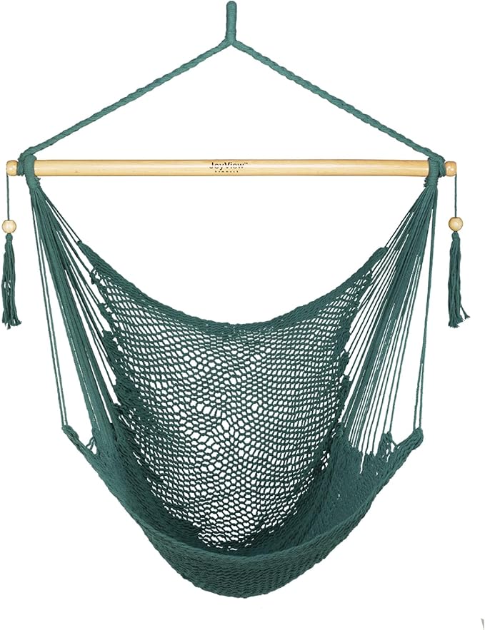 JoyView Hammock Chair with Spreader Bar Caribbean Hammock Swing Chair 300 LBS by JoyView