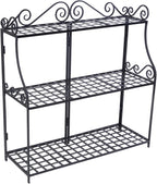 Panacea Products Forged 3-Tier Plant Stand by Panacea