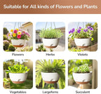 Hanging Planter for Indoor Plants, 10 Inch Self-Watering Hanging Planters - Image 5