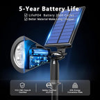 Solar Lights Outdoor Waterproof IP65, 3000K Super Bright LED, 2 Lighting Modes - Image 3