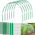 Greenhouse Hoops Grow Tunnel, 10 Sets of 8FT Long Garden Hoops by GOONMILL