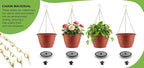 Hanging Planters 10 Inch, Self Watering Hanging Basket - Image 6