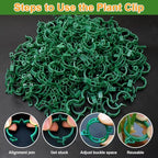 200 Pcs Plant Support Tomato Clips, Garden Clips, Crop Clips - Image 4