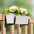 Window Box Brackets, Adjustable Planter Box Brackets, Heavy Duty Iron Flower - Image 3