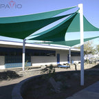 Patio Paradise 16' x 16' x 16' Sun Shade Sail Triangle Canopy Shade Cloth - Image 6