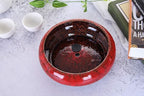 VanEnjoy 7.1 inch Round Large Shallow Succulent Ceramic Glazed Planter Pots - Image 4