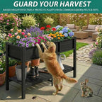 YITAHOME 48x18x30in Raised Garden Bed HDPE, Weather-Resistant Poly Lumber - Image 2