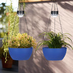BAYN 2 Packs Solar Hanging Basket Planters - Image 7