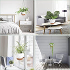 Hanging Planters for Indoor Outdoor Plants, 2 Pack Self Watering Hanging Pot - Image 6
