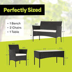 EconoHome 4-Piece Outdoor Patio Furniture Set - Image 7