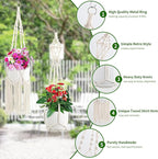 Macrame Plant Hangers - Image 2
