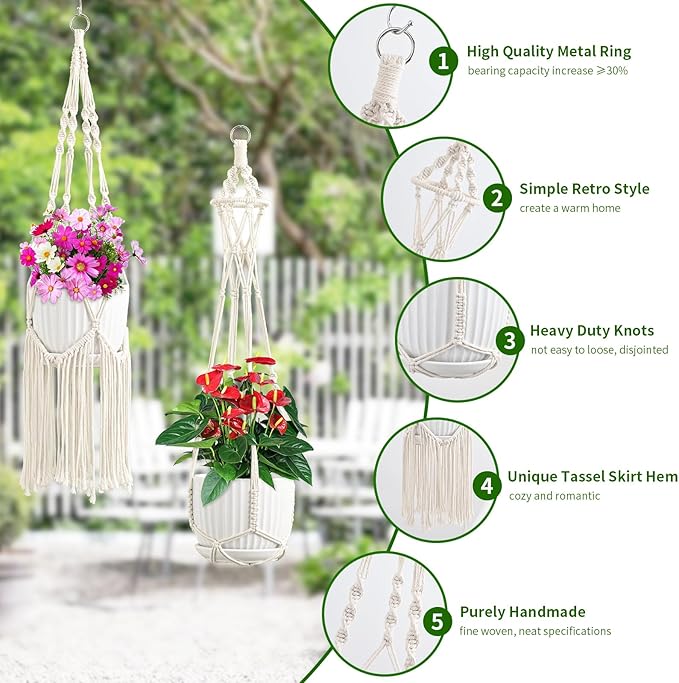 Macrame Plant Hangers - Image 2