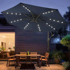 wikiwiki 10ft Solar LED Patio Umbrella - Image 9