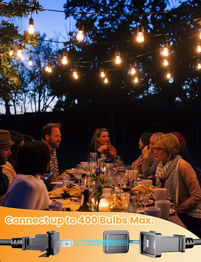 Svater Outdoor Led String Lights 25 FT, Patio Lights - Image 5
