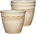 Classic Home and Garden Corinthian Round Planter, Desert Tan by ClassicHomeandGarden