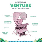 Baby Delight Go with Me Venture Portable Chair | Indoor and Outdoor | Sun - Image 3