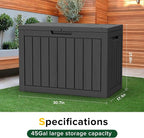 ROJIK Outdoor Storage Housing Deck Box - Image 3