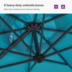 PURPLE LEAF 10'×13' Patio Umbrella - Image 6