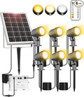 CLY 6 in 1 Solar Spotlights Landscape Outdoor Garden, Solar Spotlights IP66 by CLY