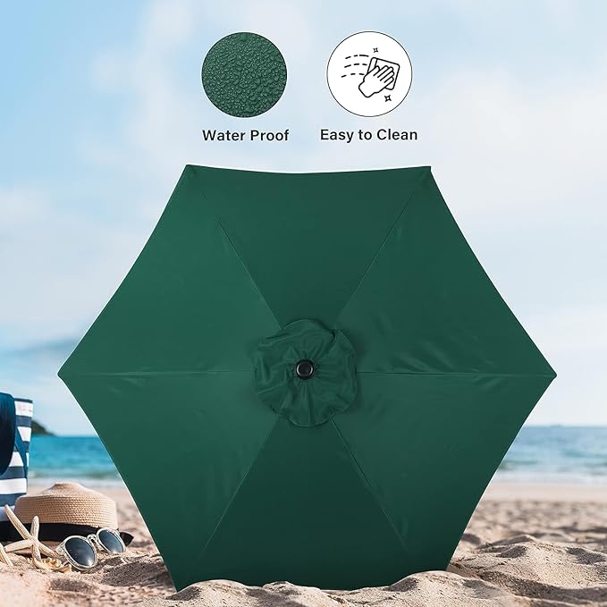 Simple Deluxe 9' Patio Umbrella Outdoor Table Market Yard Umbrella - Image 4