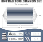 INNO STAGE Double Hammock with Tree Straps - Image 2