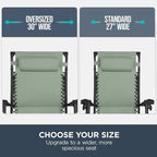 Best Choice Products 30” Wide Folding Zero Gravity Outdoor Recliner Patio - Image 4