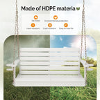 VINGLI Heavy Duty 1600 LBS HDPE Porch Swing Outdoor - Image 7