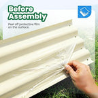 Quictent Galvanized Tall Raised Garden Bed Kit, - Image 4